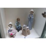 Collection of 4 Nao figures of Children