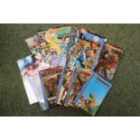 Collection of Marvel Runaways books and assorted DC and other comics