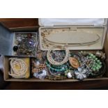 Collection of assorted Costume jewellery inc. Bracelets, necklaces etc