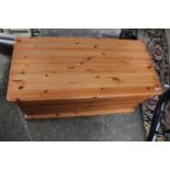 Pine Blanket Box