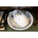 Grimwades Transfer printed Wash Jug and Bowl