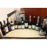 Collection of assorted Wines and Champagnes inc Chanoine Freses, Chablis etc