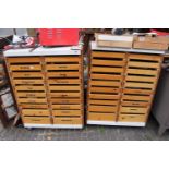2 Chests with assorted Hand Tools inc Screw Drivers etc