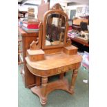 Late Victorian Duchess dressing table with scroll supports and column supports