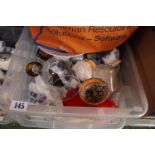 3 Boxes of assorted ceramics inc Royal Commemoratives etc