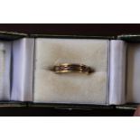 Ladies 9ct Gold Scroll design ring, 3.1g total weight. Size N