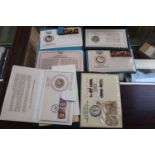 5 Silver Coin Sets inc Bicentennial of the United States of America, Royal Wedding 1973 etc
