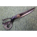 Large pair Tailor's scissors by T. Wilkinson & Son, Sheffield 38cm in Length