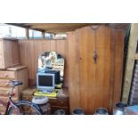 Oak Robe and Dressing table