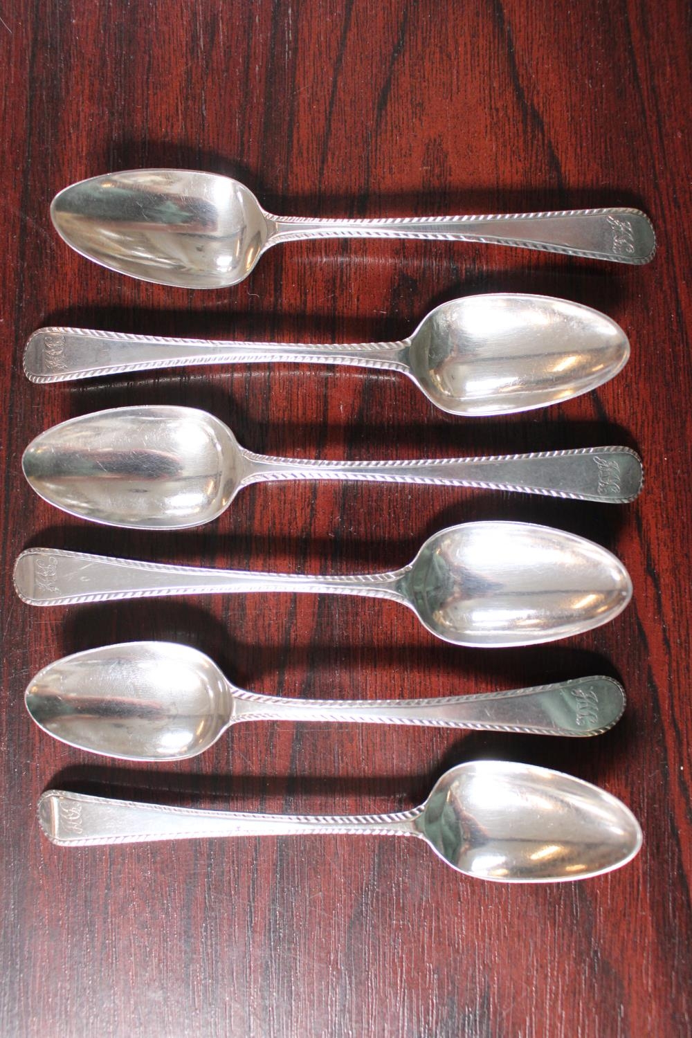 Collection of early 19thC Silver Teaspoons 88g total weight