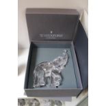 Boxed Waterford Crystal figure of a Elephant