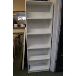 Modern Narrow bookcase 5 Shelves