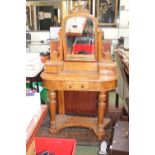 Walnut Duchess Dressing table on carved and turned supports