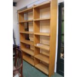 Oak Veneer set of 12 Shelves with assorted fixings