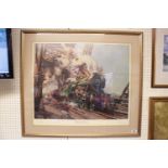 Flying Scotsman by Terence Cuneo limited edition print 6 of 850 signed in pencil