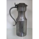 Large Scottish Tappett Hen' 3 Pint pewter tankard marks to base mid 19thC