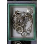 Collection of assorted Silver Jewellery inc. Bangle, Rings etc 64g total weight