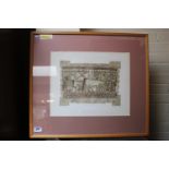 Valerie Thornton 'Etruscan Painting' signed in Pencil