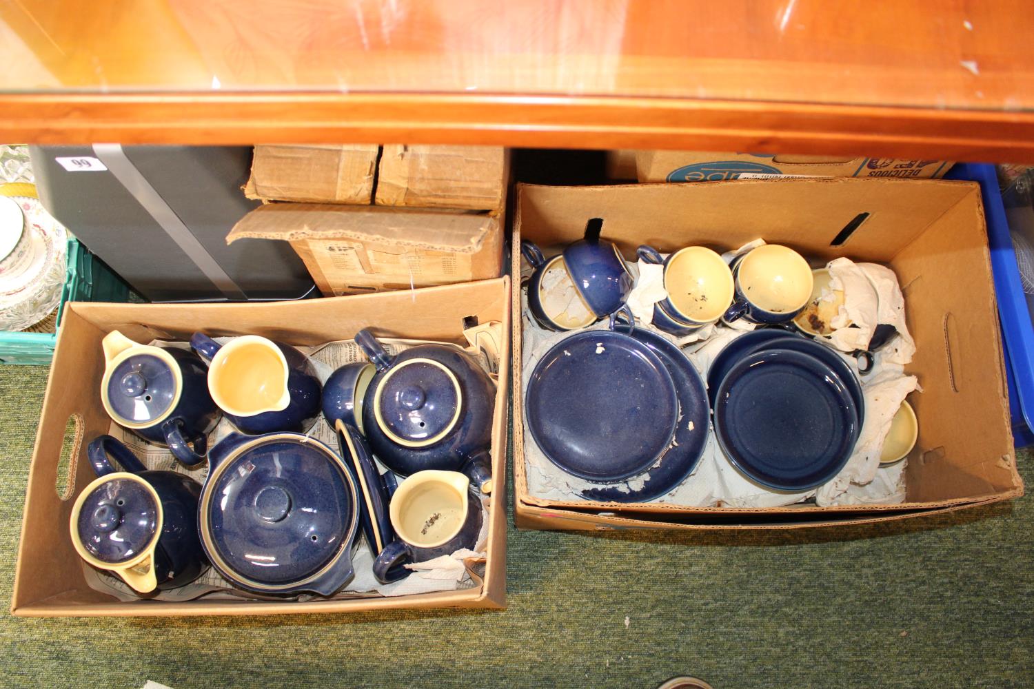 4 Boxes of Denby Pottery Dinnerware