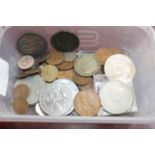 Collection of assorted Coins inc. 1887 Silver Crown, 1797 Bronze Coin etc