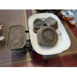 Antique Osman & Co Ltd Kitchen scales with weights