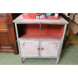 Painted Cabinet with cupboard doors