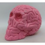 Emilio Garcia (b1981) Skull Brain Pink segmented sculpture, Artist Proof, with certificate of