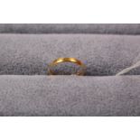 22ct Gold Wedding Band 1.6g total weight