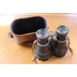 Pair of Leather cased Voigtlander & Sohn Binoculars