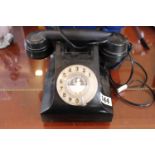 1960s Black Dial Telephone