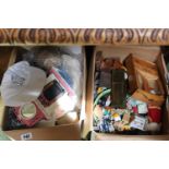 2 Boxes of assorted Dolls House items