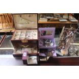 Collection of assorted Costume jewellery inc. Silver Amber set ring, Accurist wristwatch etc