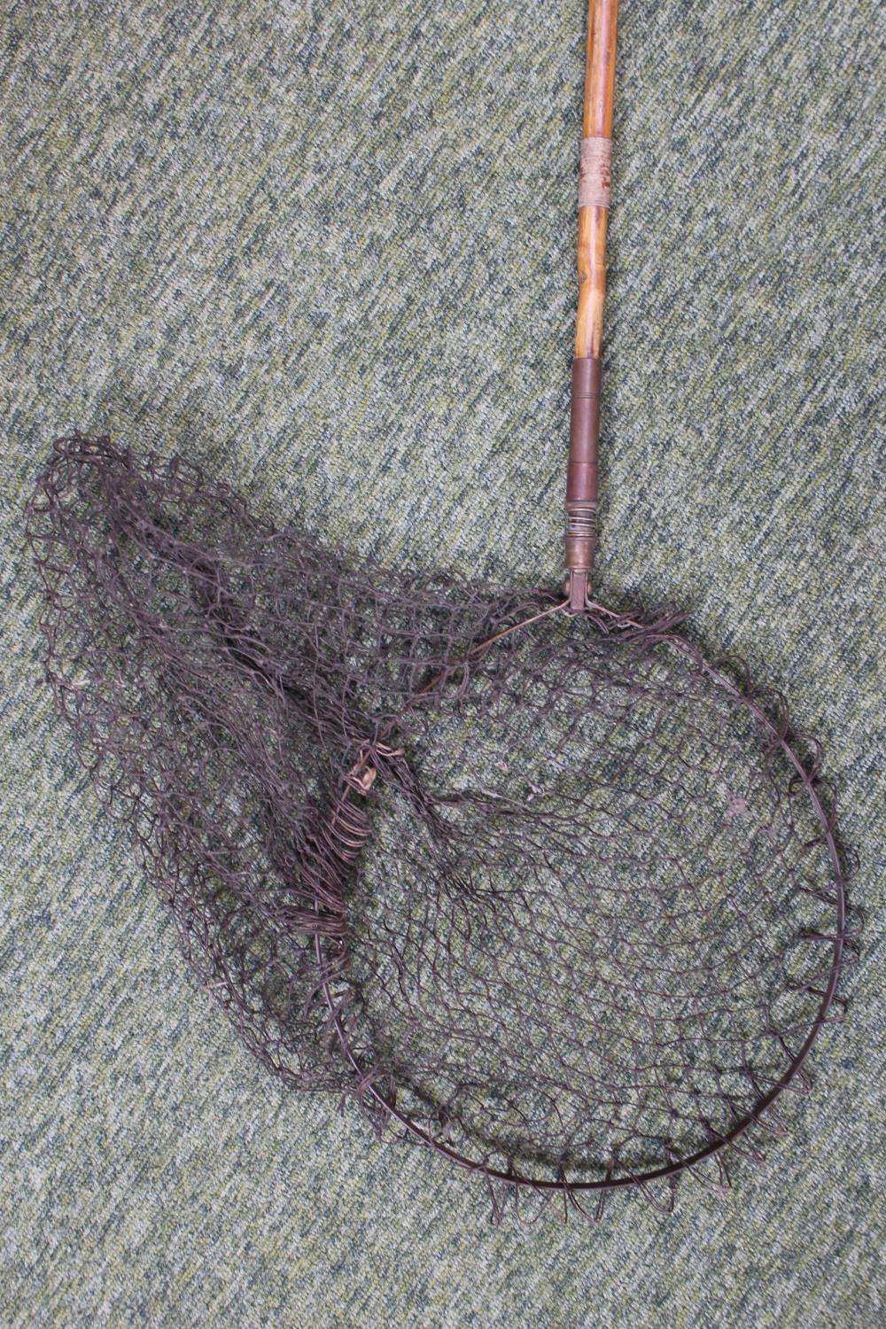 Hardy Brothers of Alnwick extendable fishing Net with impressed mark - Image 2 of 3