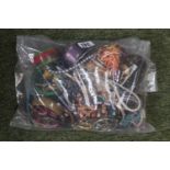 Large Bag of Assorted Jewellery to include Bangles, Necklaces etc