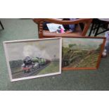 2 Oil on boards Les Perrin, The Standard Flyer 447 and Sir Ralph Wedgwood 60006 signed