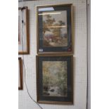 G Bartlett; 2 Framed watercolours of Yorkshire