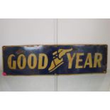 Enamel Good Year advertising sign 62cm in Length