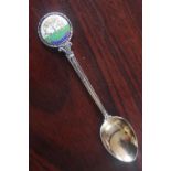 Local Interest; Good quality Silver Huntingdon Crested Collectors Spoon