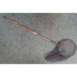 Hardy Brothers of Alnwick extendable fishing Net with impressed mark