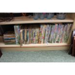 Large collection of Rupert Annuals and a collection of Ladybird books