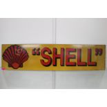 Enamel Shell advertising sign 62cm in Length