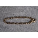 Ladies 9ct Gold Fancy Link Bracelet 9.3g total weight