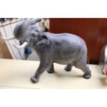 Large Beswick Matt figure of a Elephant 41cm in Length