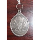 Masonic Peace 1919 Silver medallion