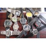 Good collection of assorted watches inc. Sekonda, Kahuna, Lorus etc