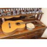 Spanish Acoustic Guitar and a Marvel Banjo