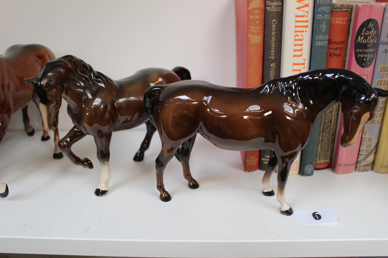 Collection of 6 Beswick Bay and other horses with underglaze marks - Image 6 of 6