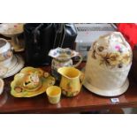 Collection of Carlton ware floral ceramics, Masons Regency Pattern Jug and a Victorian Weave