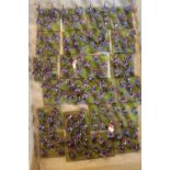 Collection of Hand Painted 25mm Metal Franco Prussian French Soldiers