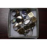 Collection of assorted SIlver and other dress jewellery inc. Pendant, Rings etc